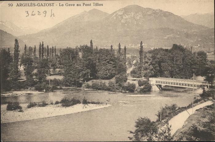Argeles-Gazost Le Gave au Pont Tillos