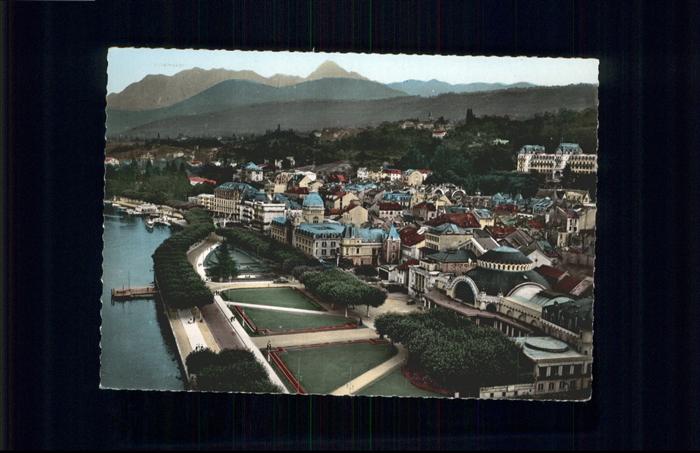 Evian-les-Bains Haute Savoie vue d_Avion