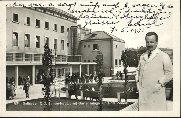 Gallspach Zeileis Institut Gartenanlage Dr Fritz