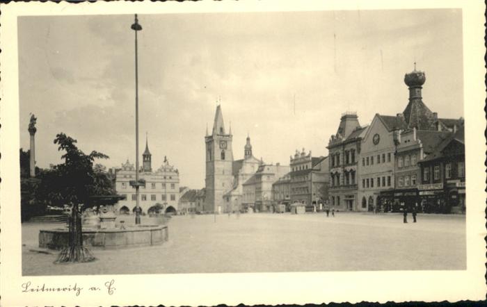 Leitmeritz Litomerice Nordboehmen Brunnen