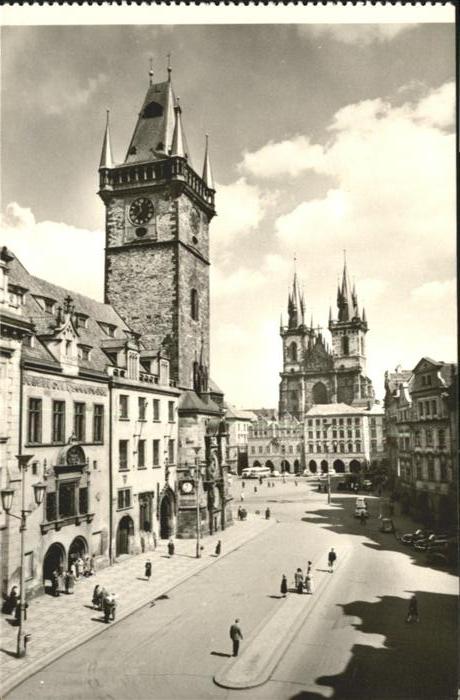 Prag Prahy Prague Altstaedter Ring Tein Kirche
