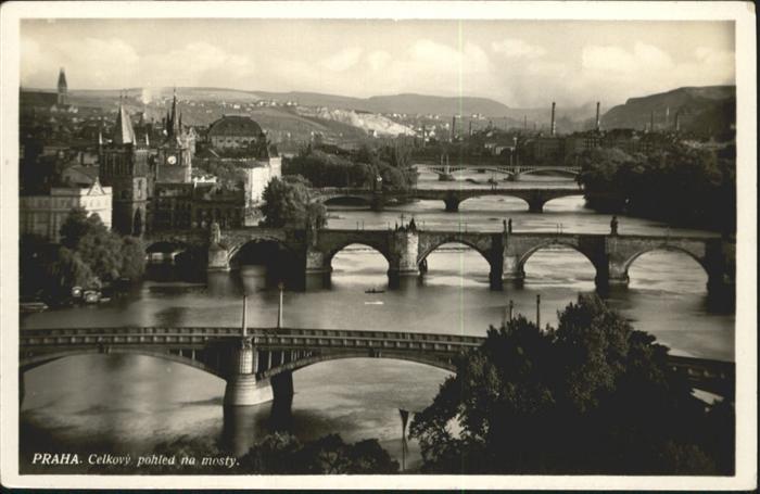 Prag Prahy Prague Bruecke