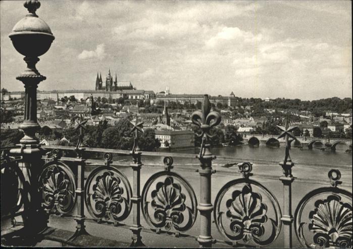 Prag Prahy Prague Burg Karlsbruecke