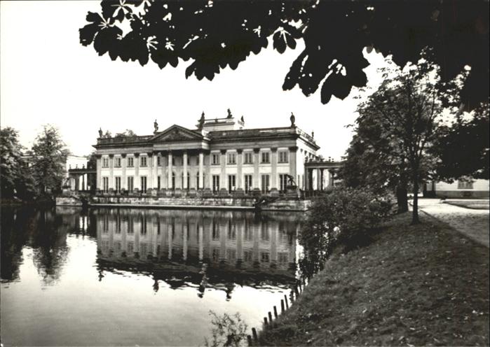 Warszawa Lazienki Park ehemalige Koenigspalast