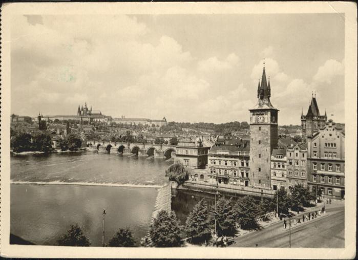 Prag Prahy Prague Schloss Bruecke