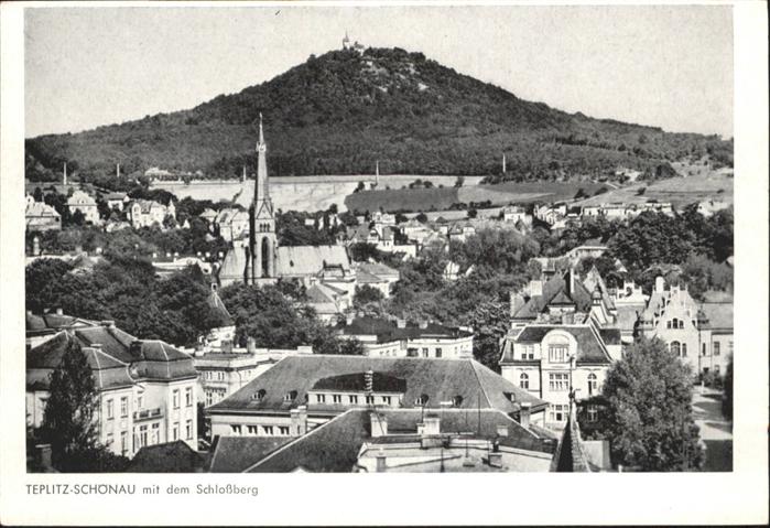 Teplitz-Schoenau Teplice Schlossberg