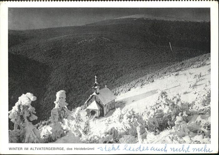 Heidebruennl Altvatergebirge Winter