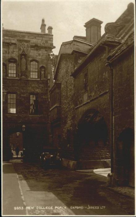 Oxford Oxfordshire College Porch