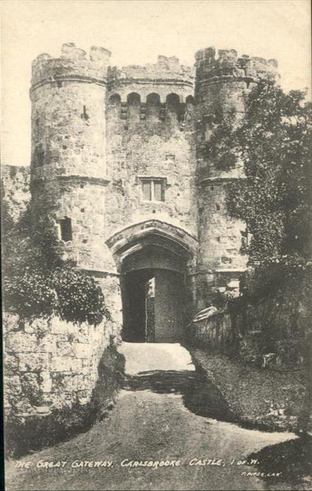 Carisbrooke West Great Gateway Castle