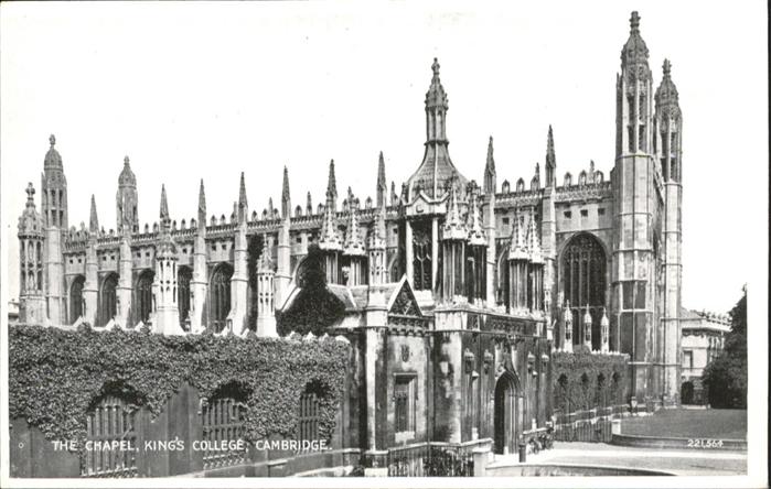 Cambridge Cambridgeshire Chapel Kings College