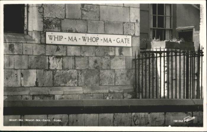 York Whip Ma Whop Ma Gate