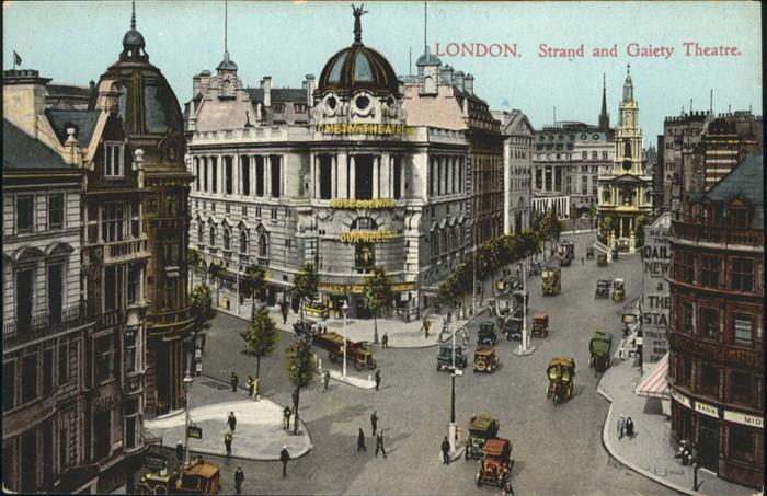 London Strand Gaiety Theatre