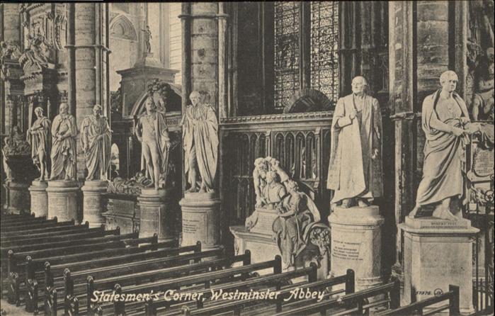 London Statesmens Cprner Westminster Abbey