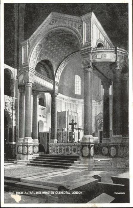 London High Altar Westminster Cathedral