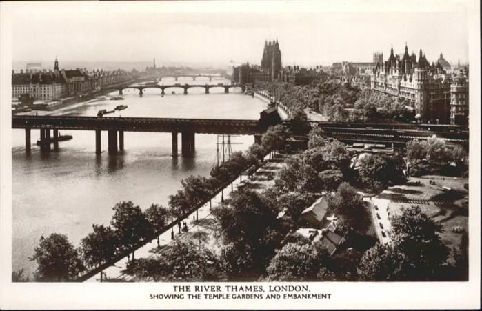 London River Thames Bruecke