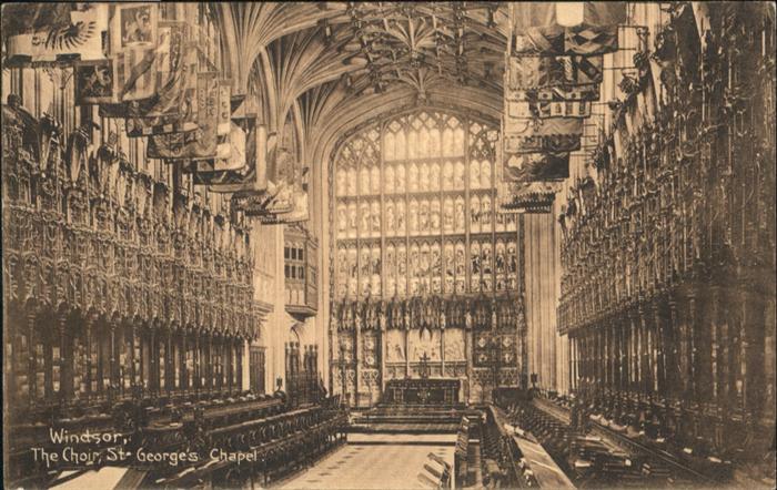 Windsor Castle Choir St Georges Chapel