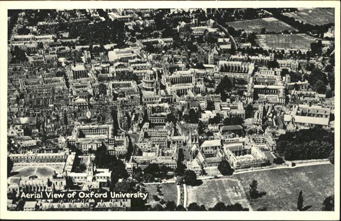 Oxford Oxfordshire Fliegeraufnahme University