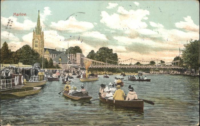 Marlow Wycombe Boote Kirche