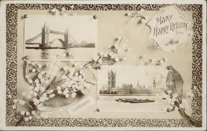 London Many Happy Returns Bruecke
