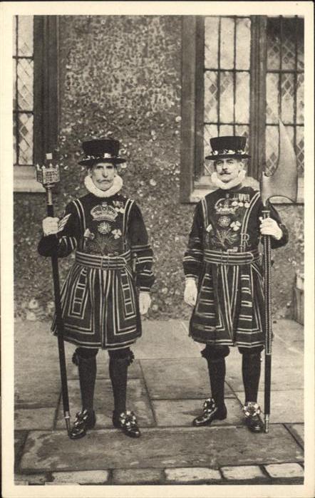 London Head Warder Yeoman Gaoler State Dress