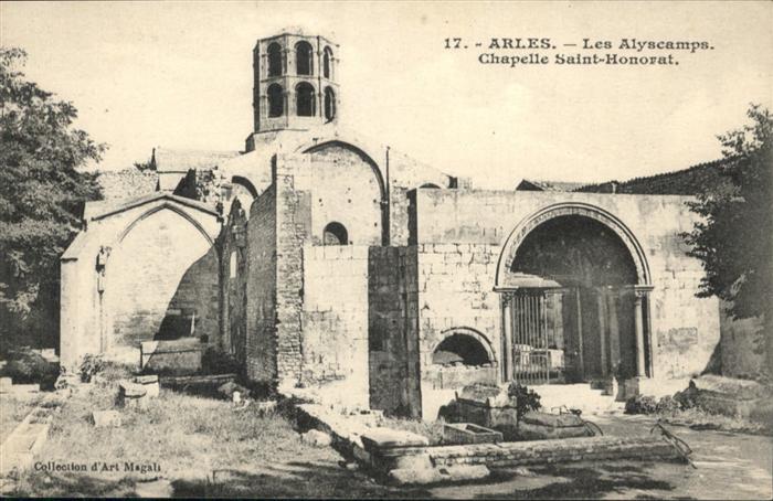 Arles Bouches-du-Rhone Les Alyscams Chapelle Saint Honorat