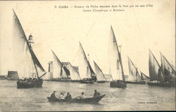 Sete Herault Port Schiff