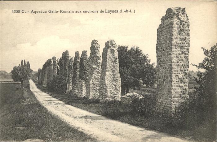 Luynes Indre-et-Loire Aquedue Gallo Romain