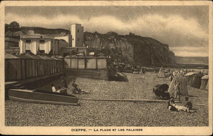 Dieppe 76 Plage et les Falaises