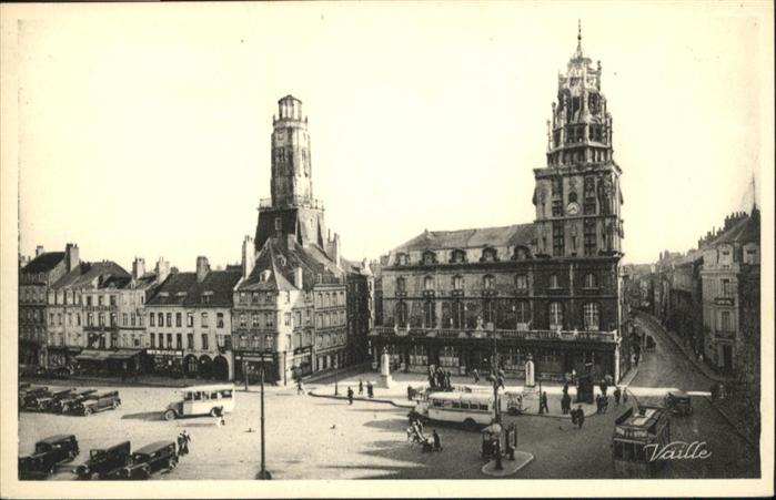 Calais Place Armes Beffroi