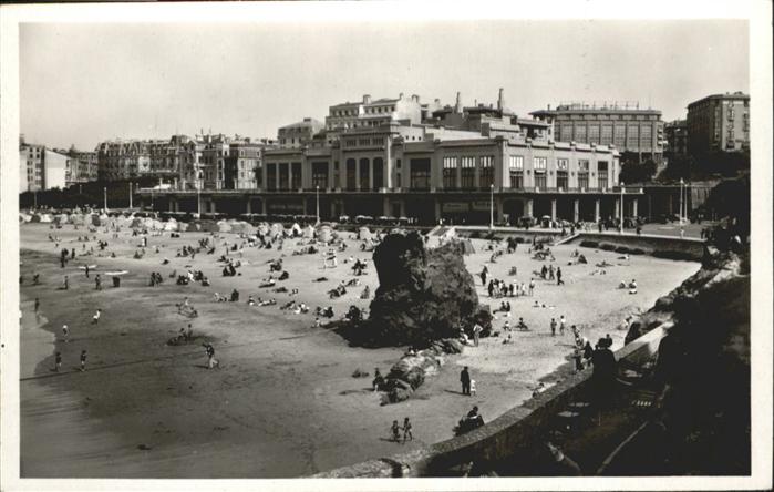 Biarritz Pyrenees Atlantiques Plage Casino Municipal