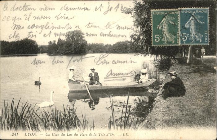 Lyon France Lac Schwan Boot