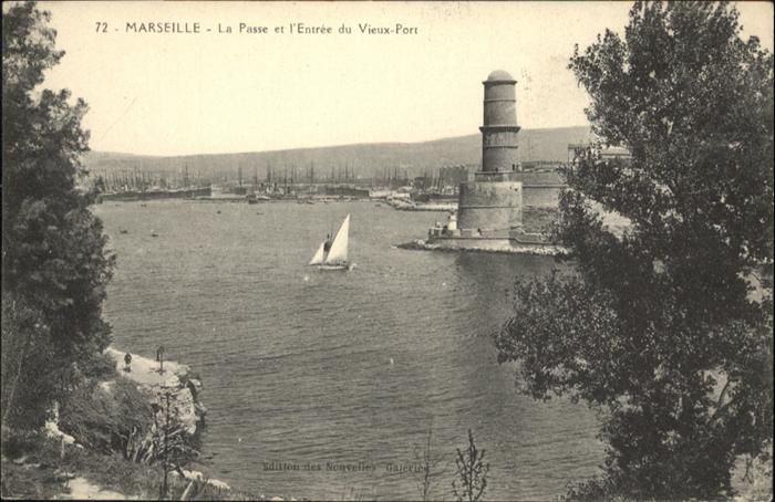 Marseille Bouches-du-Rhone Vieux Port Schiff