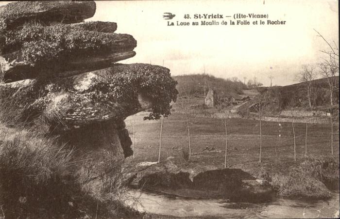 Saint-Yrieix-la-Perche La Loue Moulin de la Folie