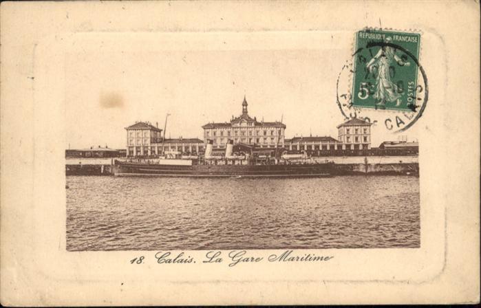 Calais gare Maritimo Schiff