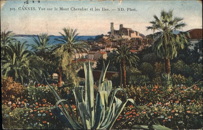 Cannes Alpes-Maritimes Mont Chevalier