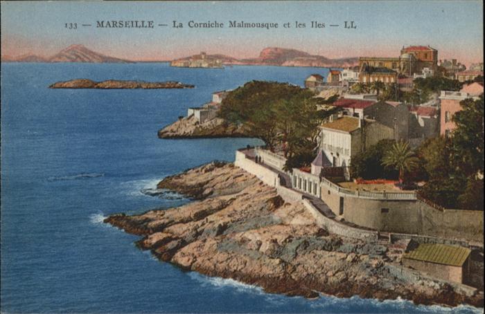 Marseille Bouches-du-Rhone Corniche Malmousque