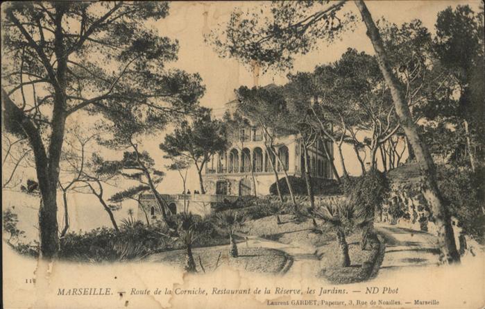 Marseille Bouches-du-Rhone Restaurant de la Reserve les Jardins