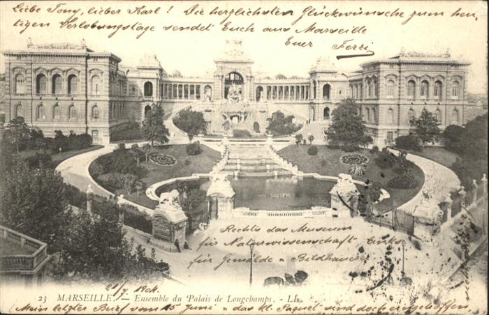 Marseille Bouches-du-Rhone Palais de Longebamps