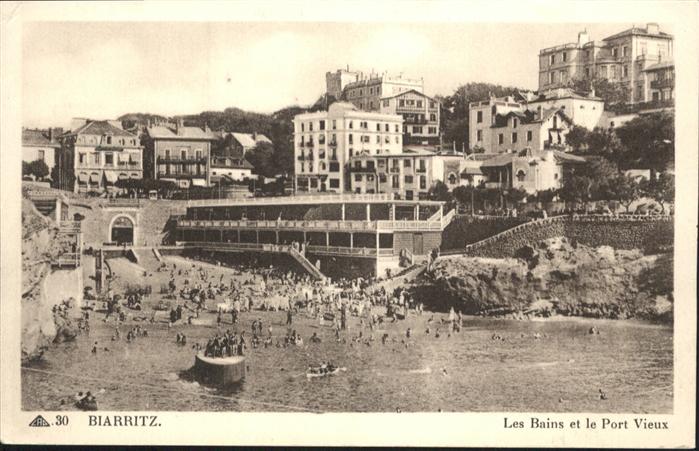 Biarritz Pyrenees Atlantiques Les Bains Port Vieux