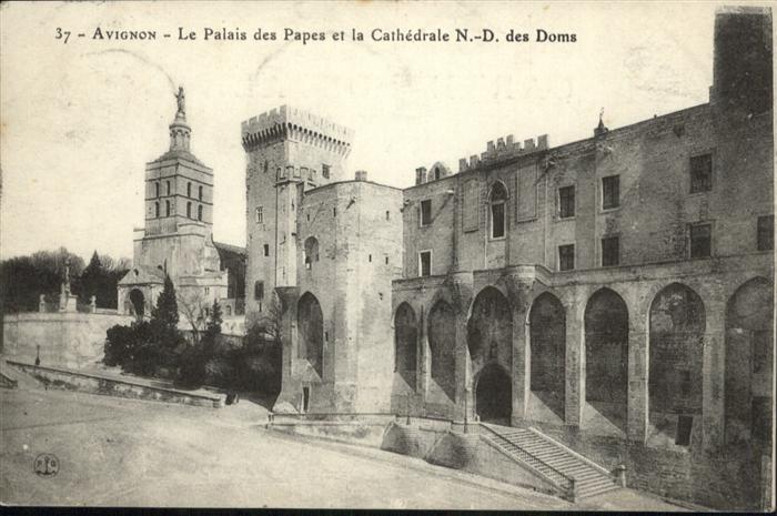 Avignon Vaucluse Palais des Papes Cathedrale des Doms
