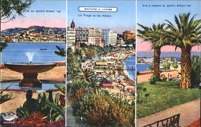 Cannes Alpes-Maritimes Jardin Abert Brunnen