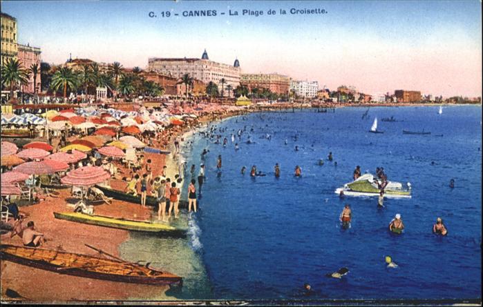 Cannes Alpes-Maritimes Plage de la Croisette