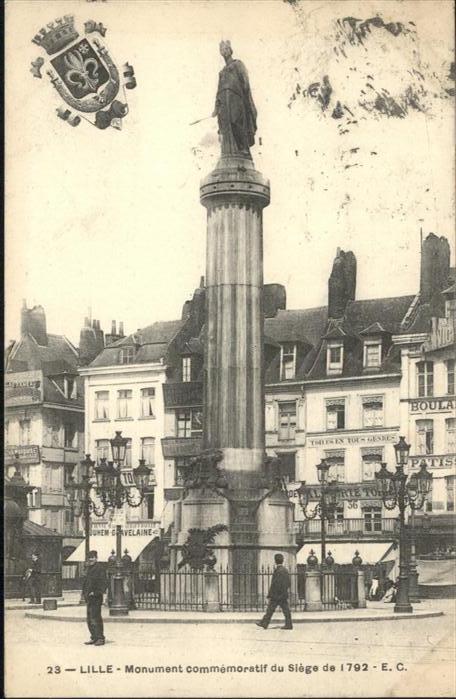 Lille Nord Monument commemoratif du Siege