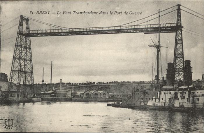 Brest 29 Pont Transbordeur Port Guerre