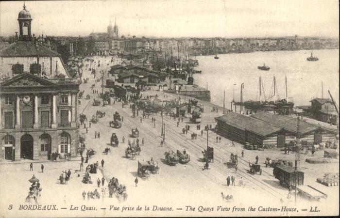 Bordeaux Custom House Schiff Kutsche