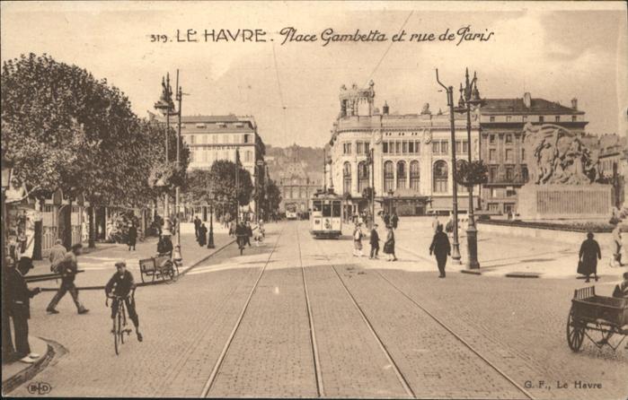 Le Havre Place Gambetta Strassenbahn