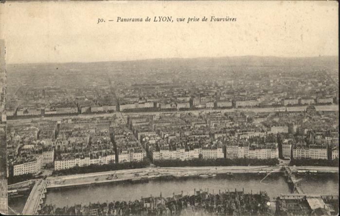 Lyon France Fliegeraufnahme Brücke