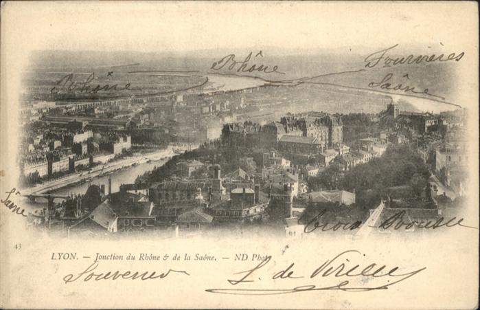 Lyon France Thone Brücke