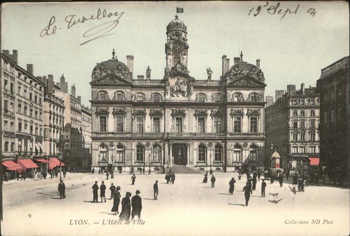 Lyon France Hotel de Ville