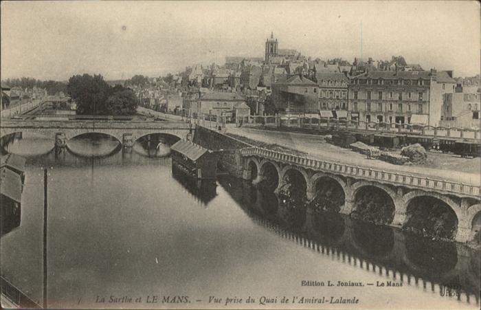 Le Mans Sarthe Brücke Quai